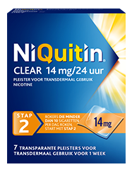 NiQuitin® Transparante Pleister Stap 2 / 14 mg Niquitin_pleisters_14mg